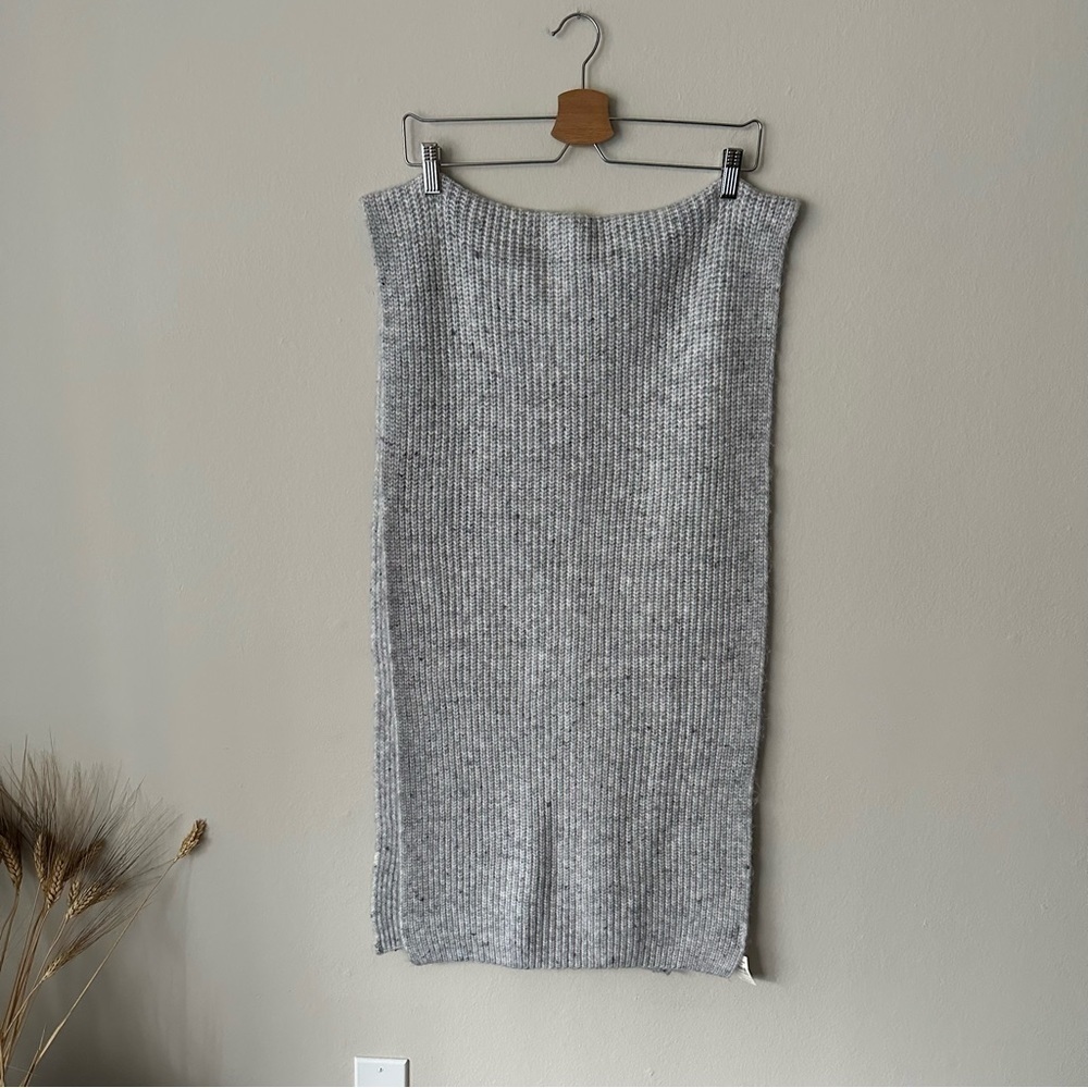 Aerie Oversized Cozy Grey Scarf NWT